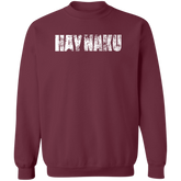 Hay Naku Distressed Unisex Crewneck Pullover Sweatshirt
